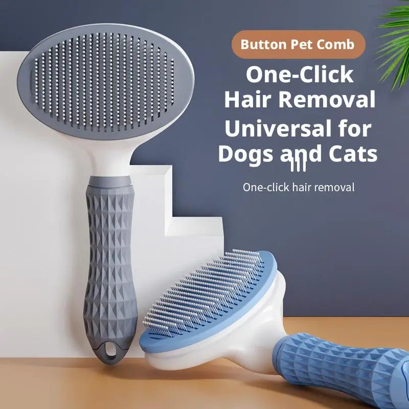 Hair-Remover Comb for Dogs & Cats – Easy Pet Grooming Brush for Loose Hair Removal