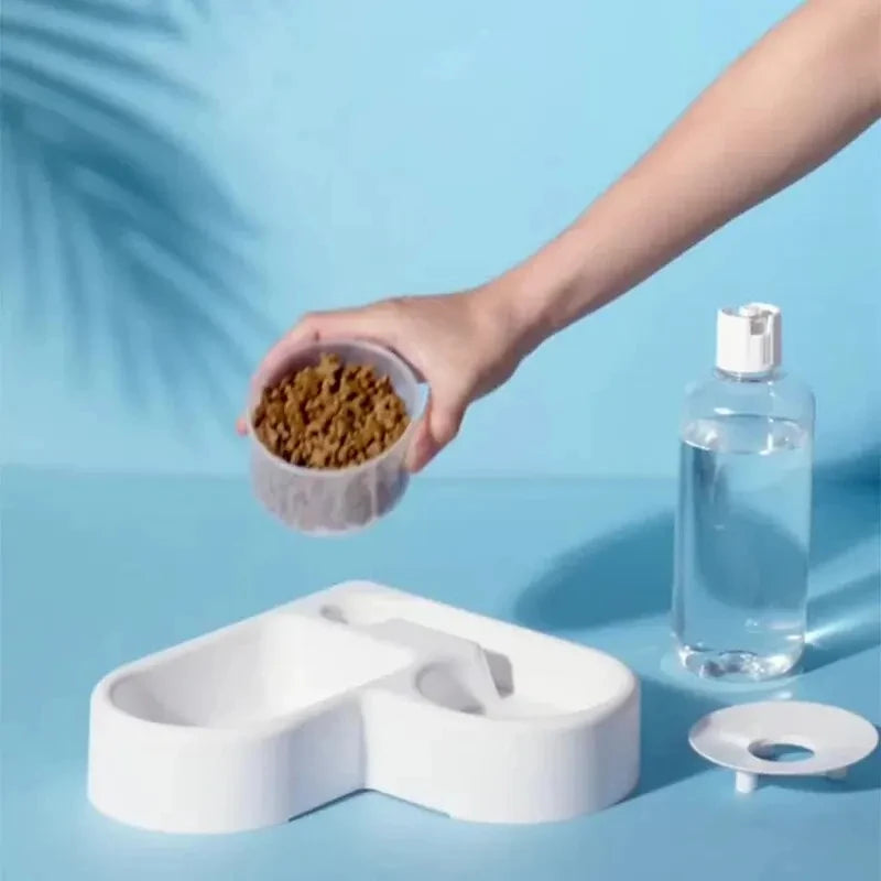 Moisture-proof Cat and Dog Bowl, Multi-functional Drinking And Feeding