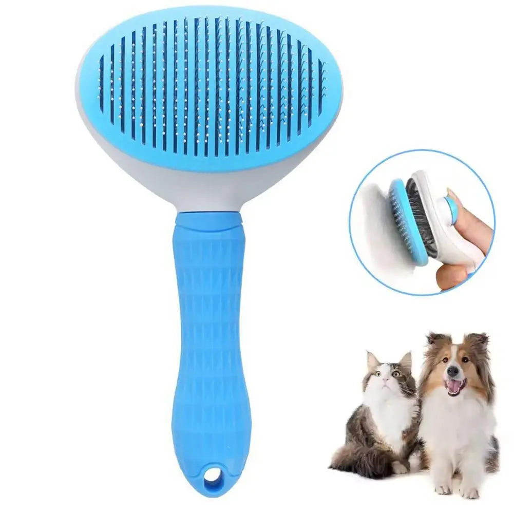 Hair-Remover Comb for Dogs & Cats – Easy Pet Grooming Brush for Loose Hair Removal
