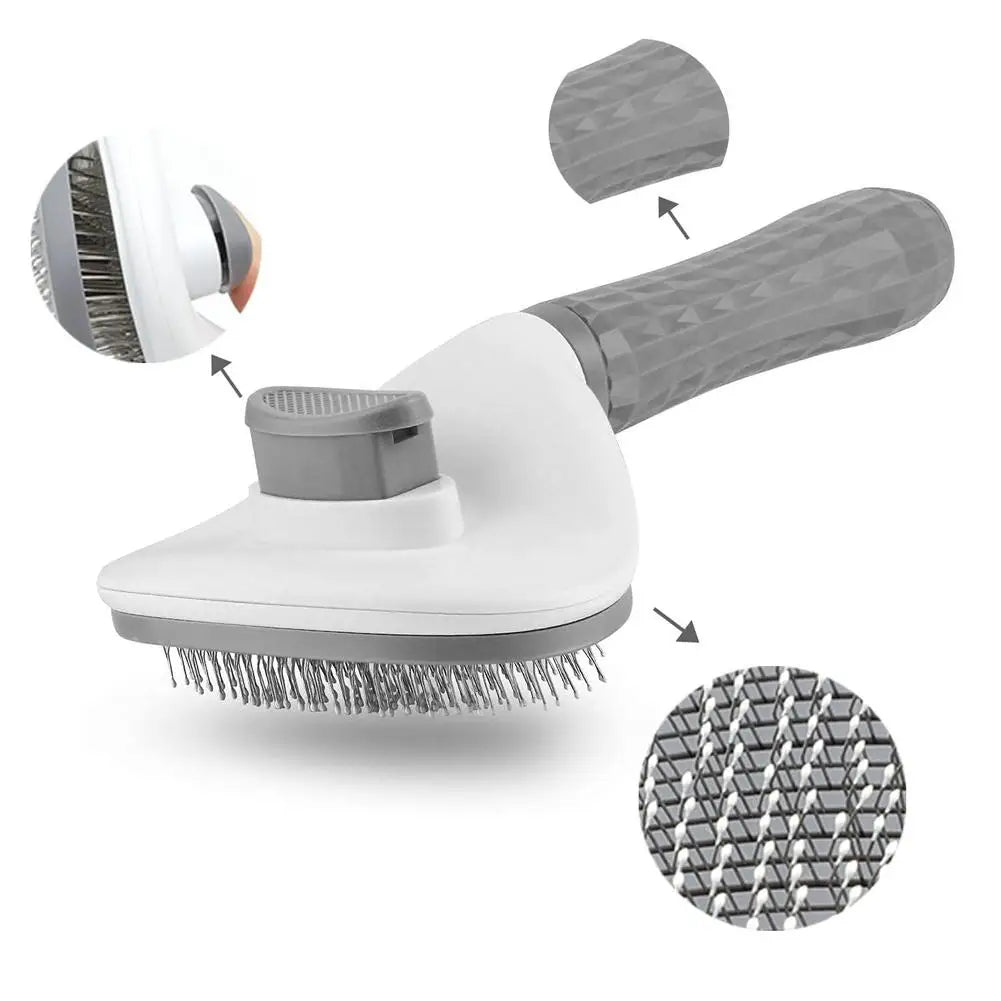 Hair-Remover Comb for Dogs & Cats – Easy Pet Grooming Brush for Loose Hair Removal
