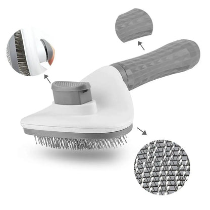 Hair-Remover Comb for Dogs & Cats – Easy Pet Grooming Brush for Loose Hair Removal