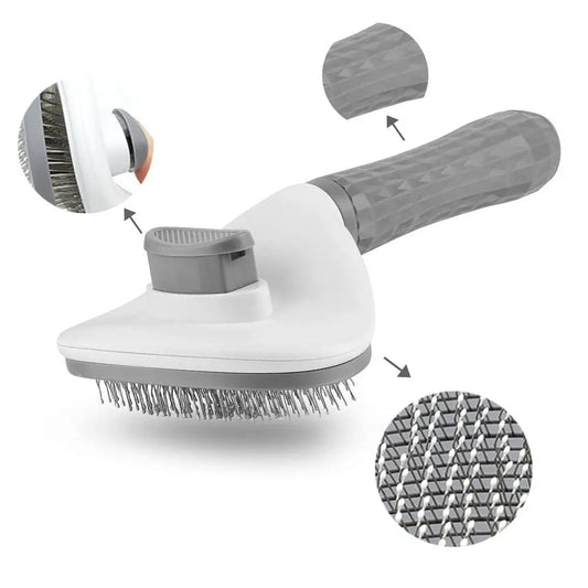 Hair-Remover Comb for Dogs & Cats – Easy Pet Grooming Brush for Loose Hair Removal